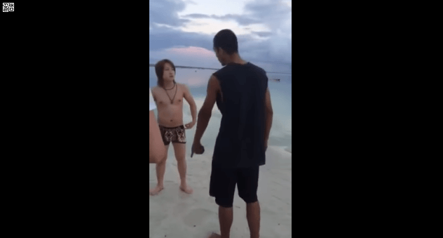 괌의 주민한테 혼나는 일본인.GIF | 인스티즈