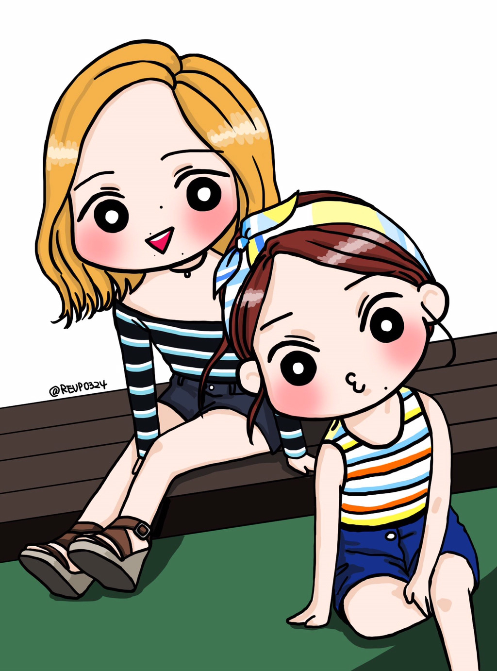 트와이스 : 묘이 미나 팬아트 | 인스티즈