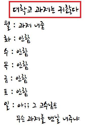 대학교 과제 공감 甲 | 인스티즈