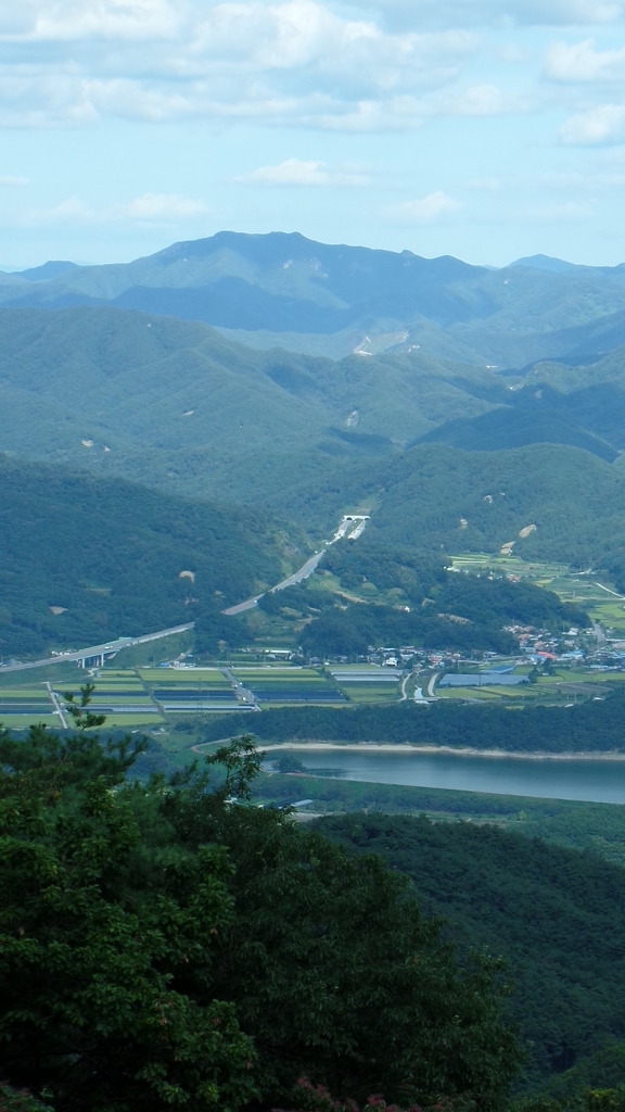 전주 모악산에서 본 웅장한 전주 만덕산(해발 762m) 풍경 (안구정화) | 인스티즈