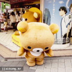 일본의 귀여운 인형 알바.gif | 인스티즈