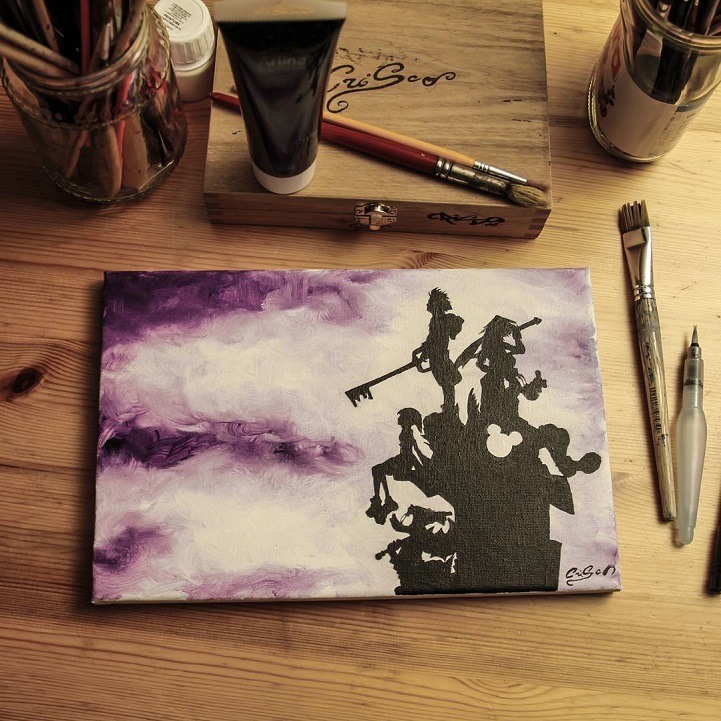 밤이 되면 밝아지는 그림.jpgif | 인스티즈
