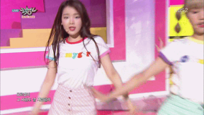 [오마이걸] 오늘 뮤직뱅크 Liar Liar 움짤2 | 인스티즈