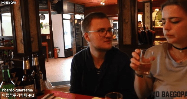 독일에있는 한국식당에서 한국맥주를 마셔본 독일사람들.gif | 인스티즈