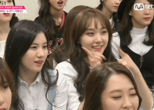프로듀스 101 민경이 리액션 모음 | 인스티즈