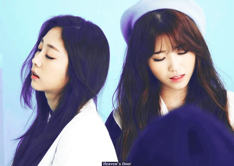[러블리즈] 서지수 & 이미주 커플 gif | 인스티즈