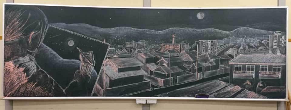 당신의 눈을 의심케 하는 일본 학생들의 분필아트 | 인스티즈