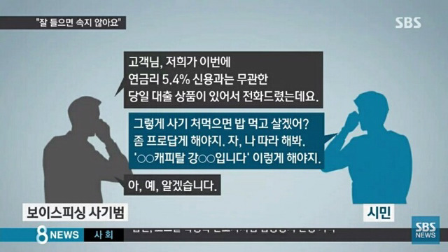 특이점이 온 한국의 보이스피싱 | 인스티즈