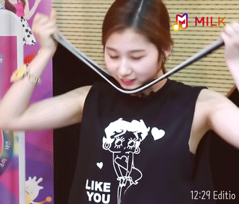 트와이스 사나가 살찌면..gif | 인스티즈