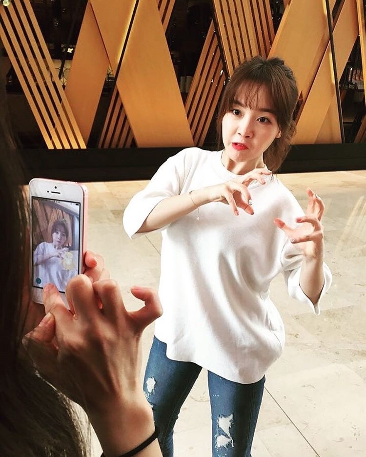 고라파덕 잡은 걸스데이 민아 ㅋㅋ | 인스티즈
