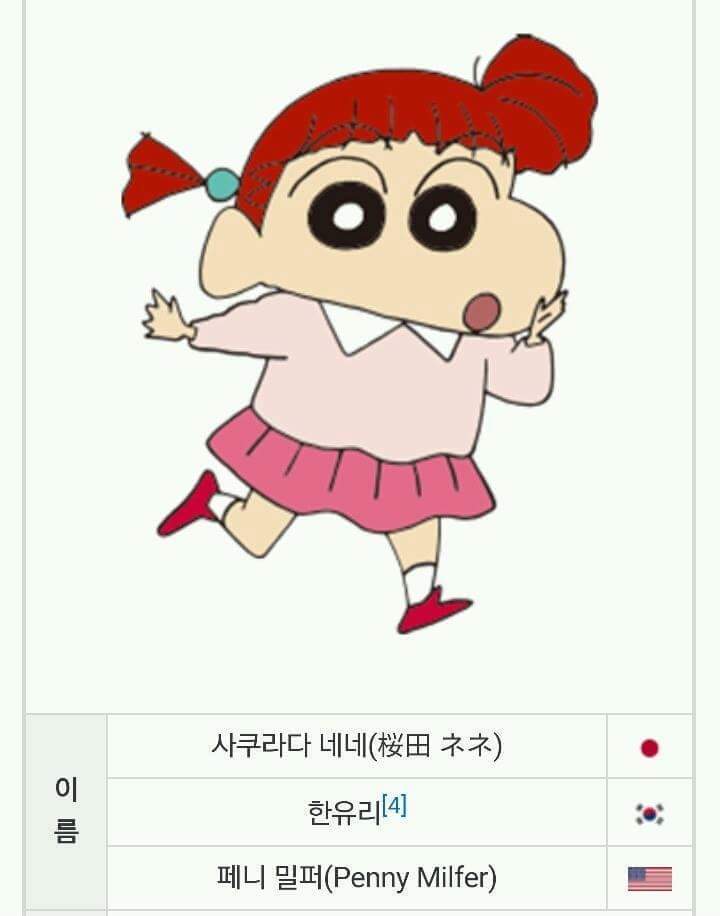 짱구 캐릭터 이름 영문판 | 인스티즈