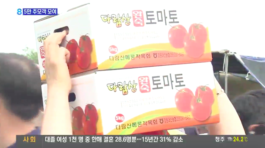 [토마토] 문재인 대통령 주려고 토마토 들고온 아주머니 | 인스티즈
