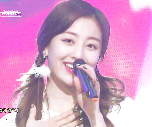 트와이스 지효 양갈래 . gif | 인스티즈
