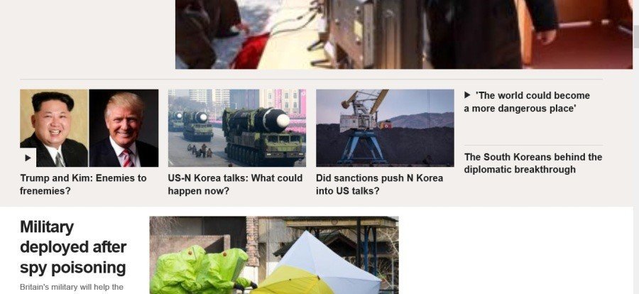 북한뉴스으로 도배한 BBC홈피 .jpg | 인스티즈