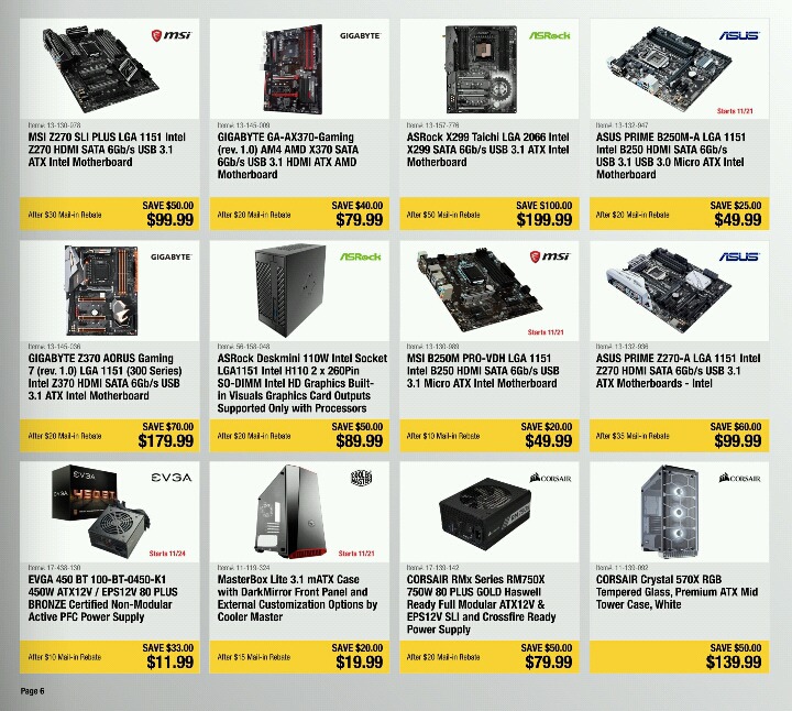 Newegg 블랙프라이데이 할인 품목 (새벽 3시부터 시작) | 인스티즈