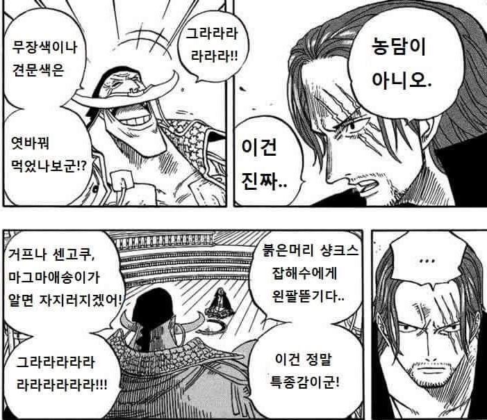원피스의 유일한 참해적 샹크스 | 인스티즈