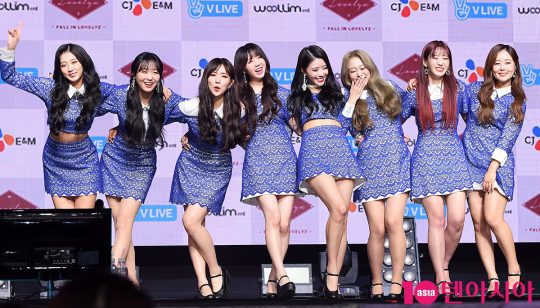 러블리즈 멤버별 포토월 사진촬영에 대처하는 태도.gif | 인스티즈