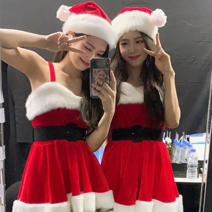 산타옷 입은 블랙핑크.jpgif | 인스티즈