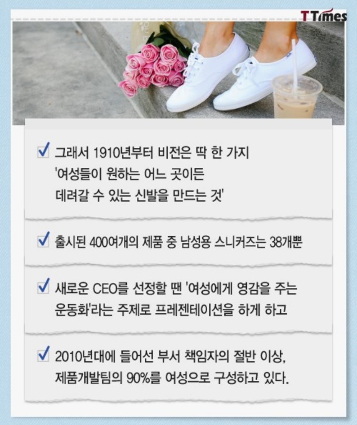 여성들의 불편을 해결하다 탄생한 스니커즈 | 인스티즈