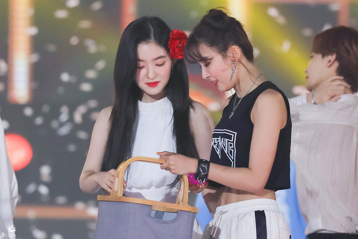 머리에 꽃을 단 아이린.jpgif | 인스티즈